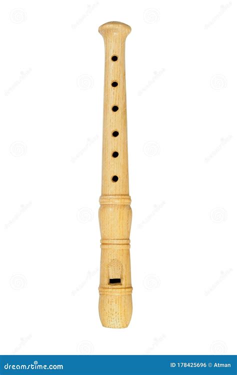 Wooden Flute Craft Royalty Free Stock Photography