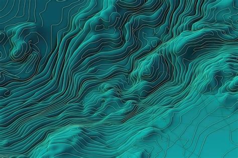 Premium Ai Image Topographic Line Contour Map Background Ai Generated