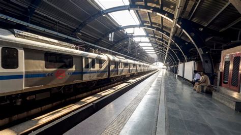 Delhi Metro S Blue Line Came To A Brief Halt After A Year Old