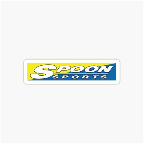 Spoon Sports Sticker For Sale By Jdmshop Redbubble