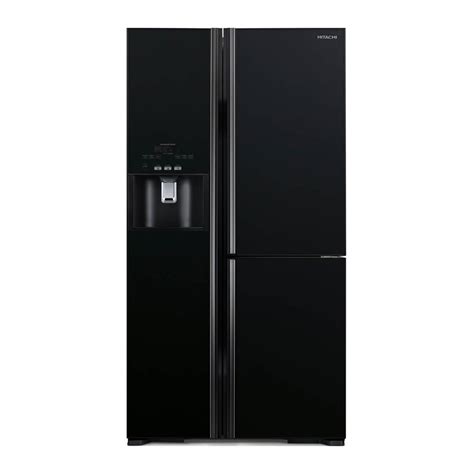 Hitachi Nett L Side By Side Inverter Glass Refrigerator R M Gp M