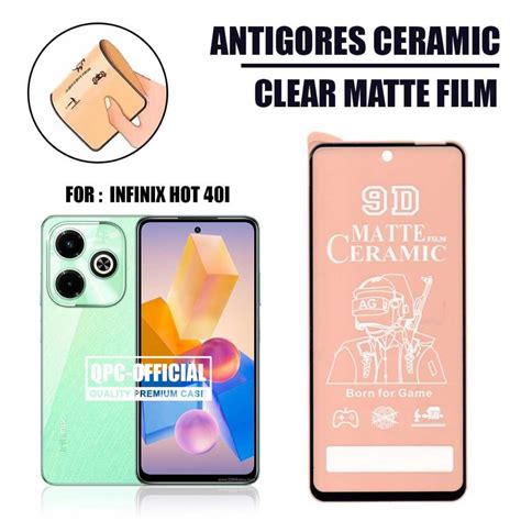 Jual Infinix Hot 40i Ceramic Matte Ceramic Blue Matte Ceramic Spy