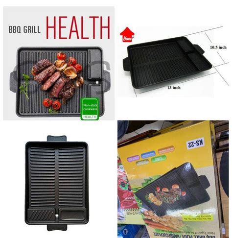 Egp 22 Bbq Grill Plate Samgyupsal Samgyeopsal Yakiniku Griller Pan For Butane Gas Stove