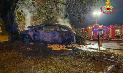 Incidente Nella Notte Auto Finisce Contro Un Albero Coinvolti Due