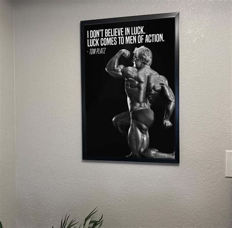 Tom Platz Motivation Poster