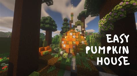 Easy Pumpkin House Minecraft Youtube