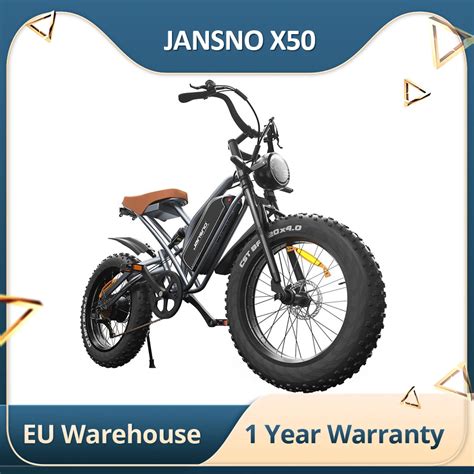 Jansno X Electric Bike W Powerful V Ah Battery Km Max Range