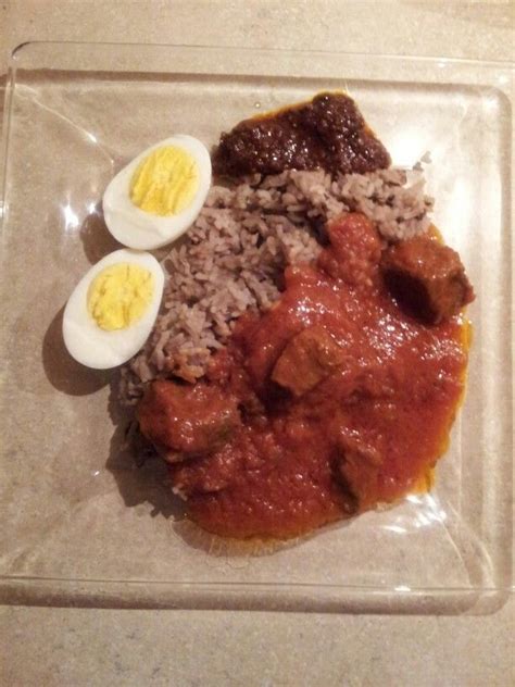 Ayimonlou Et N Gbagba Togolese Rice Beans With N Gbagba This Is