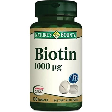 Nature S Bounty Biotin Mcg Tablet Fiyat