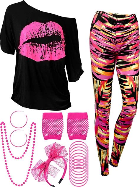 Womens I Love The 80 S Disco 80s Costume Outfit Accessories Artofit