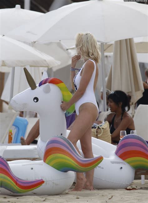 Ashley James Ibiza Model Posing Hot Beautiful Sex Swimsuit Famous And