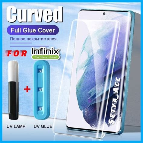 Jual Tempered Glass Curved Uv Nano Liquid Clear Bening Infinix Note 40 Pro Plus Zero 30 40 Hot