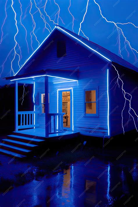 Premium AI Image | Attention Heavy Rain Causes Major Flood House Fully ...