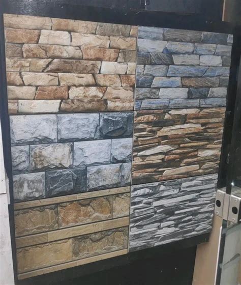 Ceramic Mosaic Stone Elevation Wall Tile Thickness 5 10 Mm At Rs 52