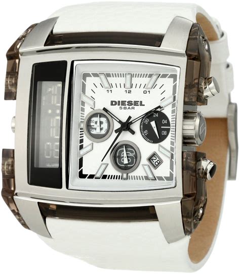 Diesel Mens Dz7157 Sba White Watch Diesel Watch Watches For Men