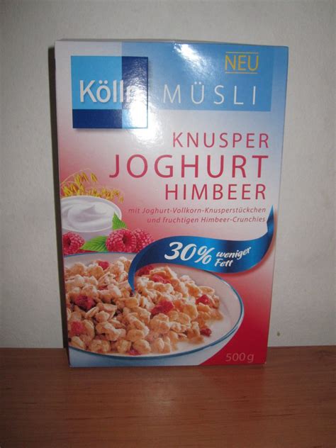 Kölln Müsli Knusper Joghurt Himbeer Low calory cereal Like the