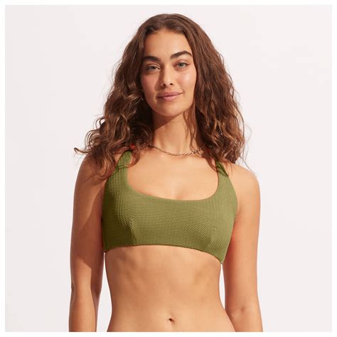 Seafolly Sea Dive Scoop Neck Halter Bikini Top Women S Buy Online