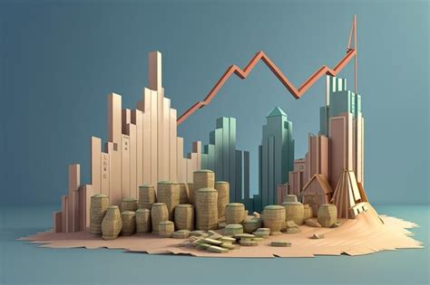 Premium AI Image Isolated Investment Growth 3d Illustration