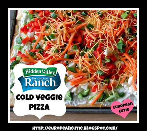 Veggie Pizza Recipes Hidden Valley Ranch Recipes Service