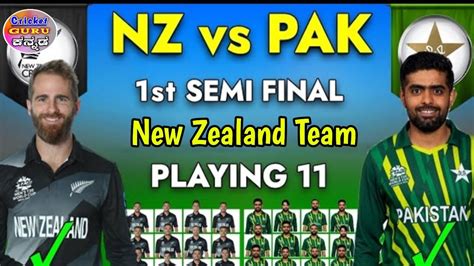 Icc T20 World Cup 2022 1st Semi Final Match New Zealand Team