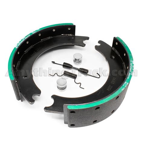 PTP PR1443 Air Brake Shoes & Hardware Kit for Eaton 15" x 4" ES Brakes ...