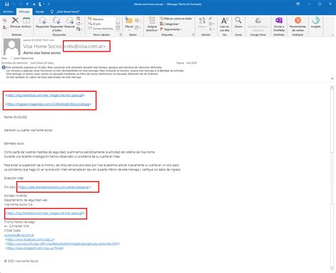 Visa Argentina Phishing | Meritent - Ayudando a las empresas a vender más