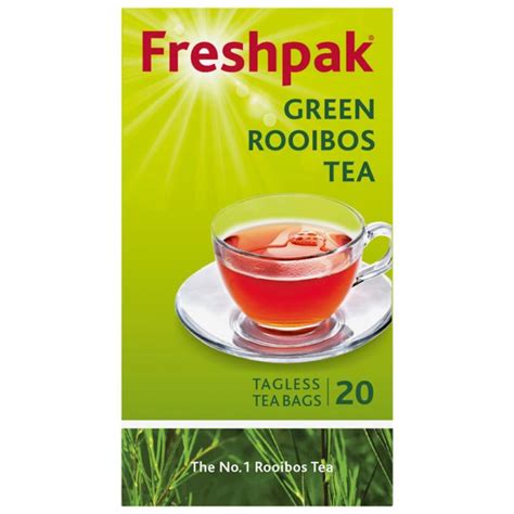 Freshpak Rooibos Green Tea Tagless Teabags 1×20’s Superb Hyper