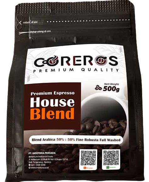 Jual Biji Kopi House Blend Arabica Robusta Harga Biji Kopi Ual Biji