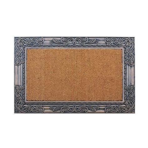 A1hc Rubber And Coir Alba Bronze Finished Outdoor Doormat24 X 36