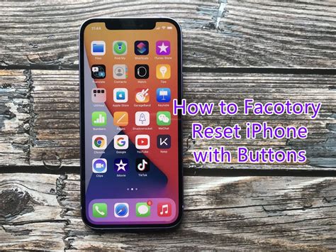 How To Factory Reset An IPhone With Buttons SoftwareDive