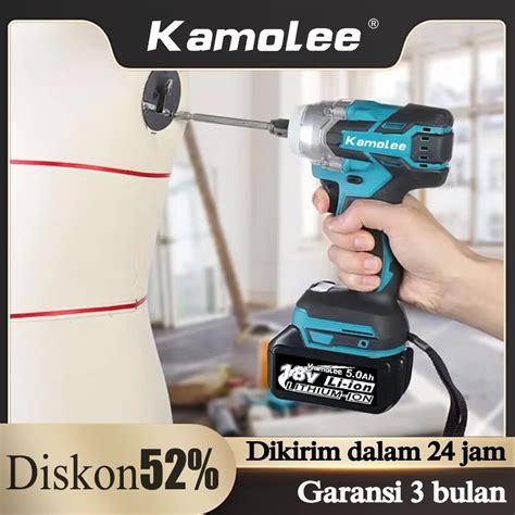 Jual Kamolee Dtw Cordless Brushless Impact Wrench Shopee Indonesia