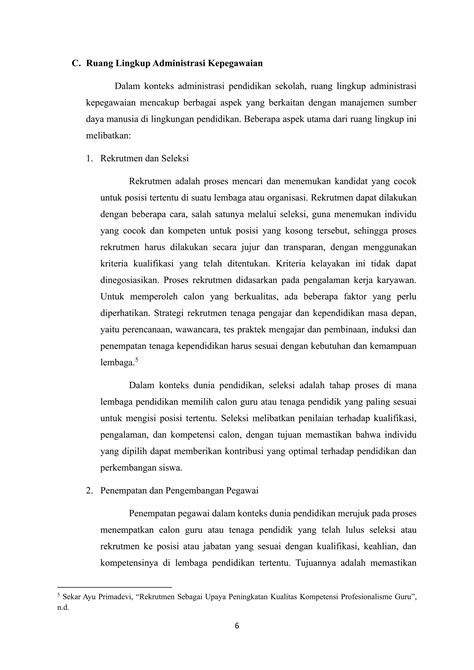 Makalah Administrasi Kepegawaian Kelompok Pdf