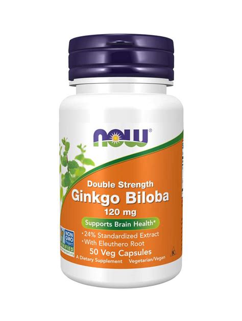 Ginkgo Biloba Mg Now Foods Veg Kapsula