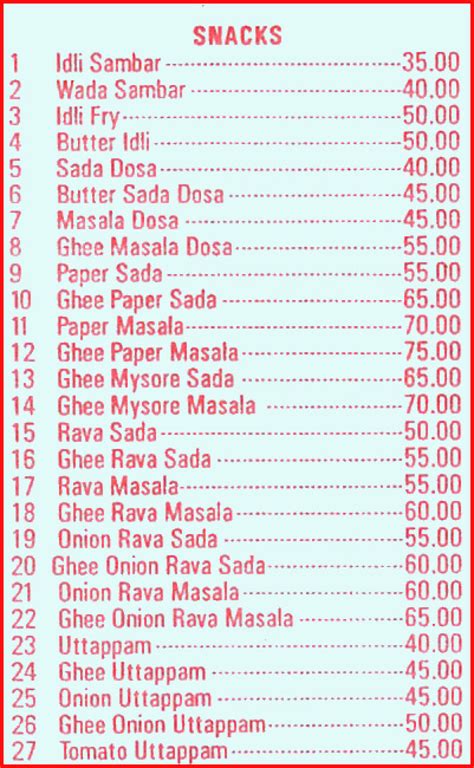 Menu Of Laxmi Pure Veg Kopar Khairane Navi Mumbai Mumbai EazyDiner