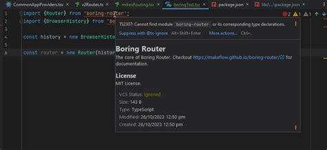 Cannot Find Module Boring Router When Using Workspaces Issue