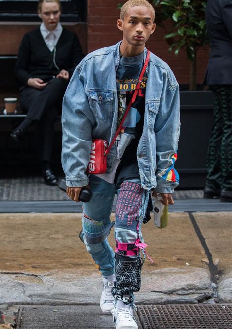 Estilo Streetwear Jaden Smith En 2021 Pantalones De Hombre Moda