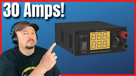 Mfj 4230dmp Power Supply For Ham Radio Thesmokinape Youtube