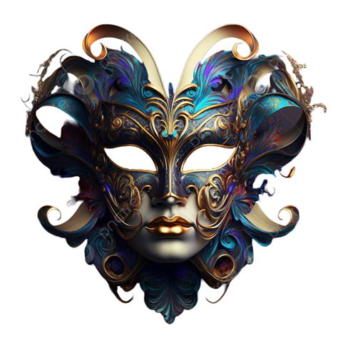 Brazilian Colorful Carnival Mask Celebration Decoration Venetian