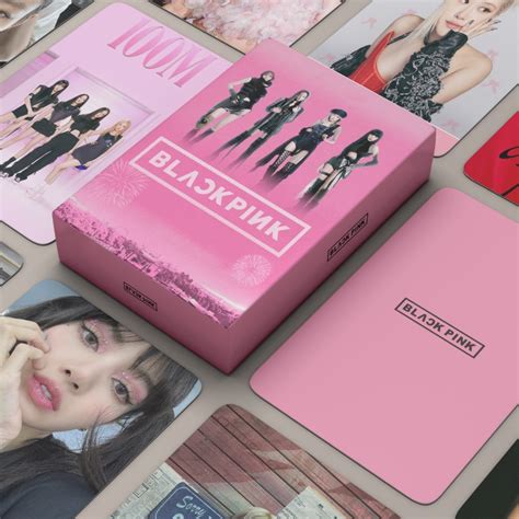 Pcs Blackpink Cart Es De Fotos Desligar Lbum Nascido Rosa Lomo