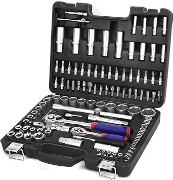 Workpro Coffret De Douilles Embouts Et Cl S Cliquet Inch Et