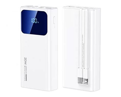 REMAX Voyage Series PD20W QC22 5W Cabled Fast Charging Power Bank