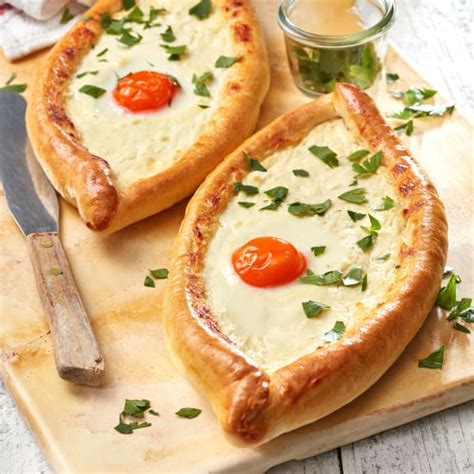 Khachapuri georgische Käse Ei Brote Cookidoo la nostra