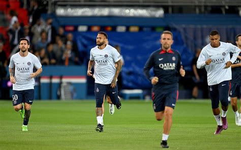 Psg Messi Et Mbapp Absents De Lentra Nement Collectif Neymar Et