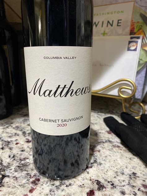 2021 Matthews Cabernet Sauvignon Usa Washington Columbia Valley