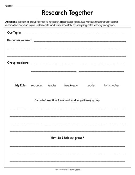 Identifying Research Design Worksheet