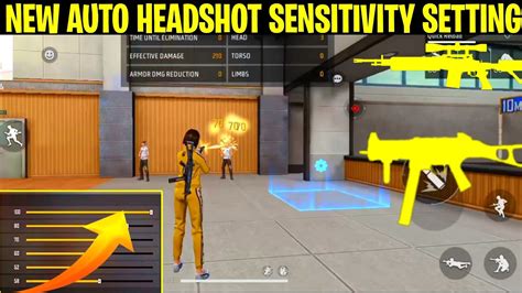 New Auto Headshot Sensitivity 100 Working 😱 Best Sensitivity Free