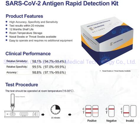 Factory Medical Supply Antigen Rapid Test Kit Virus Antigen Detection Kit Rapid Test For Rapid