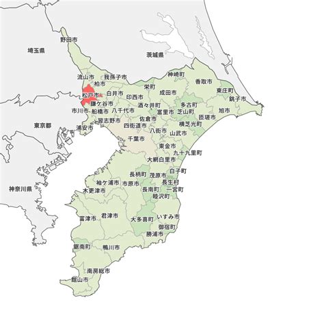 千葉県松戸市の地図 Map It マップ・イット