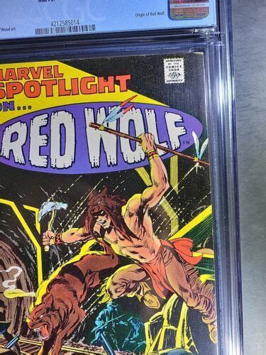 Marvel Spotlight Origin Of Red Wolf Wally Wood Neal Adams