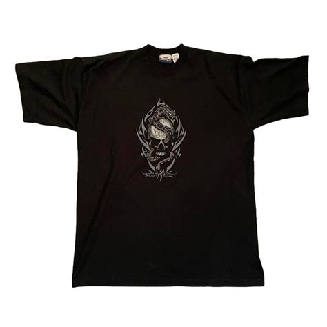 Vintage Vintage Jimmy Z Skull And Dragon 90s T Shirt Grailed